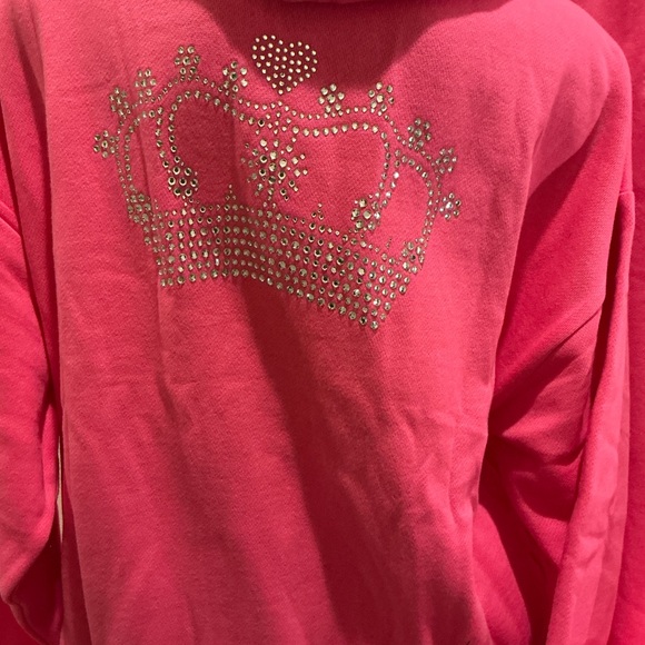 NEW VICTORIAS SECRET PINK LIMITED EDITION BLING HOODIE & SWEATPANTS 2PC SET - Picture 8 of 12